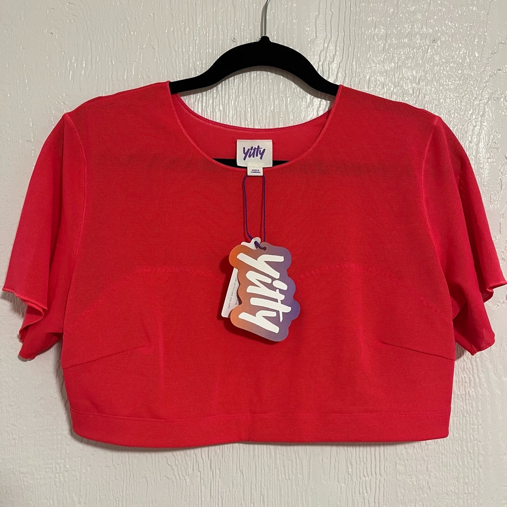 NWT Yitty Mesh Crop Top